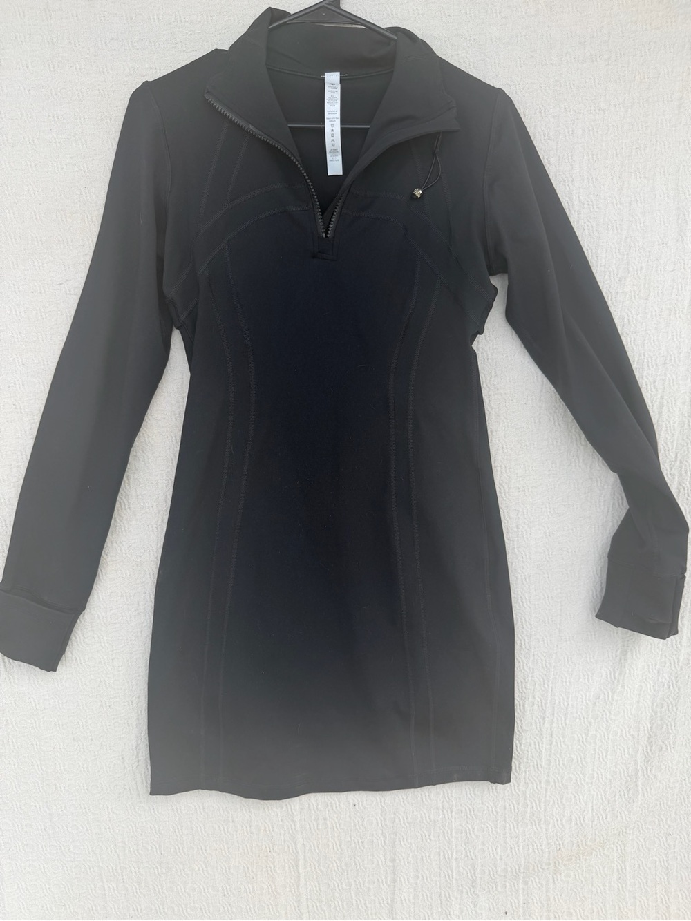 Lululemon Define Long Sleeve Dress Black Size 10